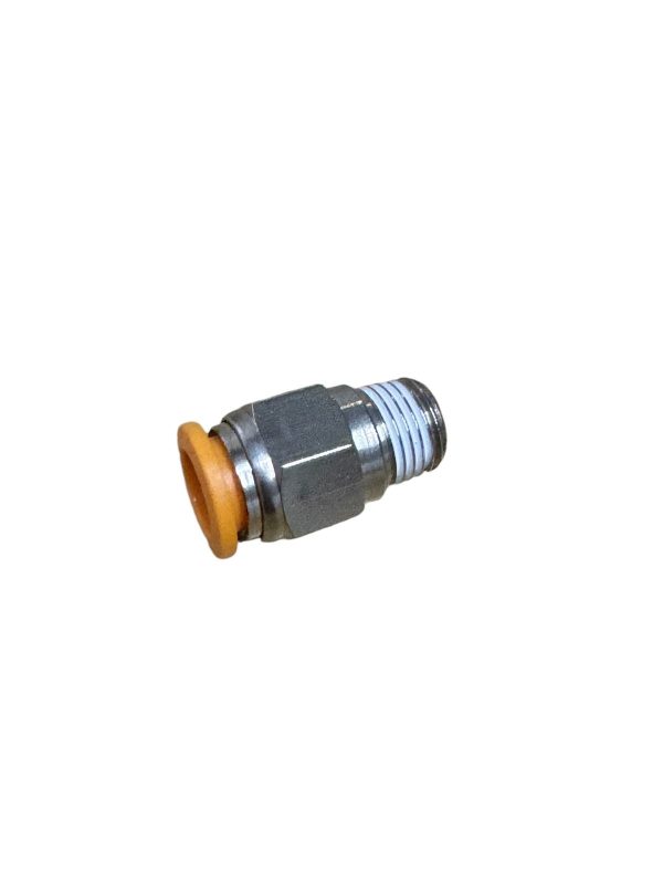 Conector Recto Macho Milimétrico; ROSCA DE 3/8 a Manguera de 8mm.