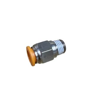 Conector Recto Macho Milimétrico; Rosca 1/8 a Manguera 8mm.